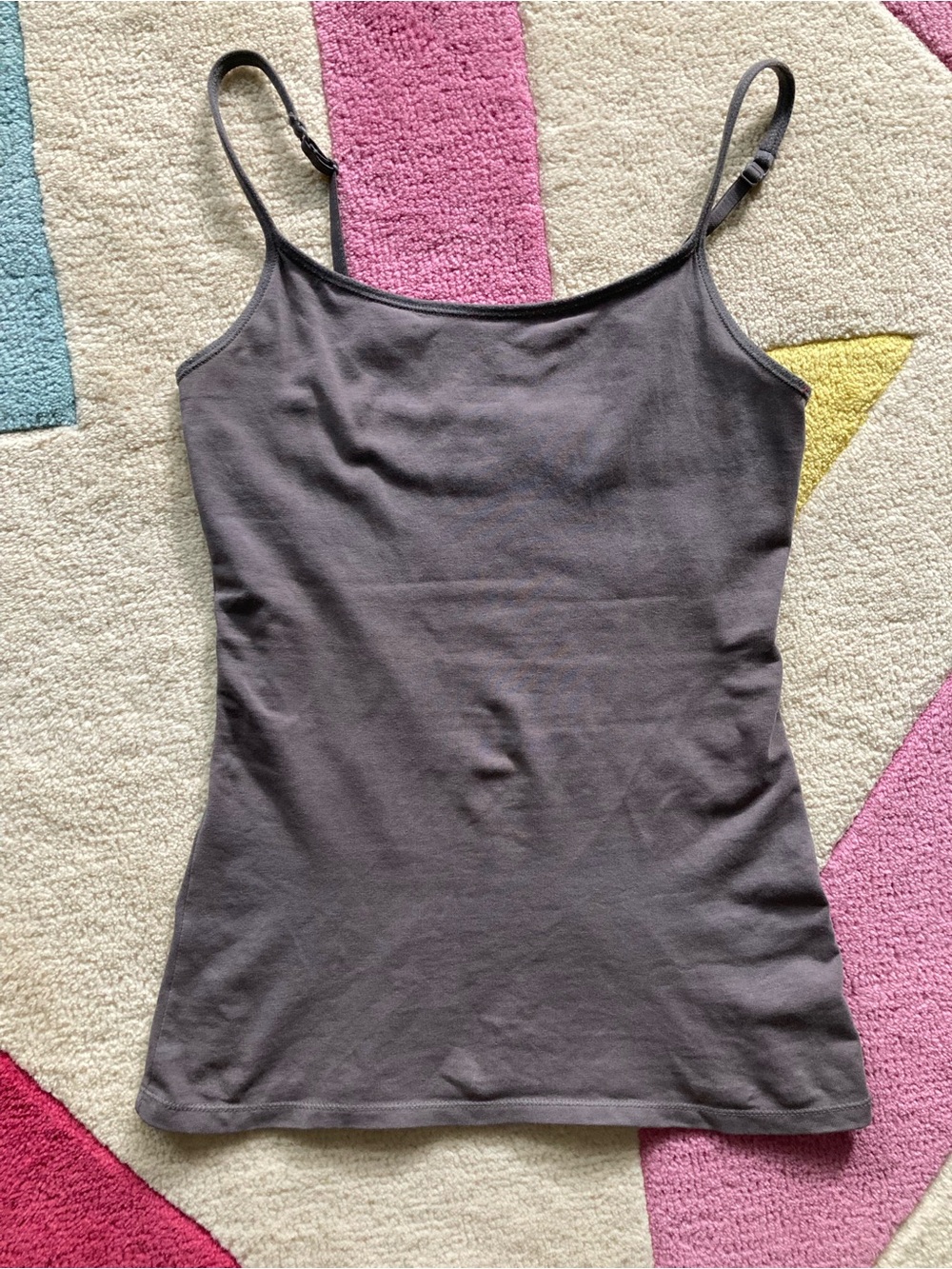 Express Grey Best Loved Cami Camisole Tank Top Layering XXS Adjustable Strap